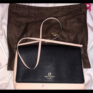 Black and Pink Kate Spade crossbody